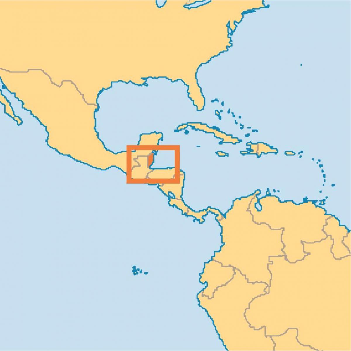 Belize location on world map