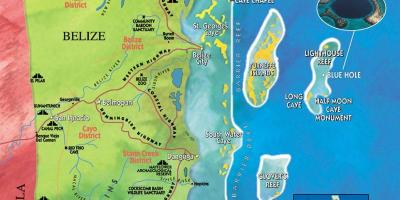 tobacco caye map Tobacco caye Belize map - Map of tobacco caye Belize (Central America