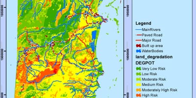 Map of Belize climate