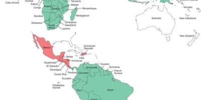 Map of Belize malaria 
