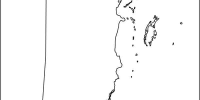 Map of Belize outline