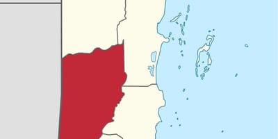 Cayo district Belize map