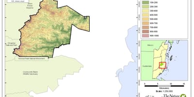 Map of sittee river Belize